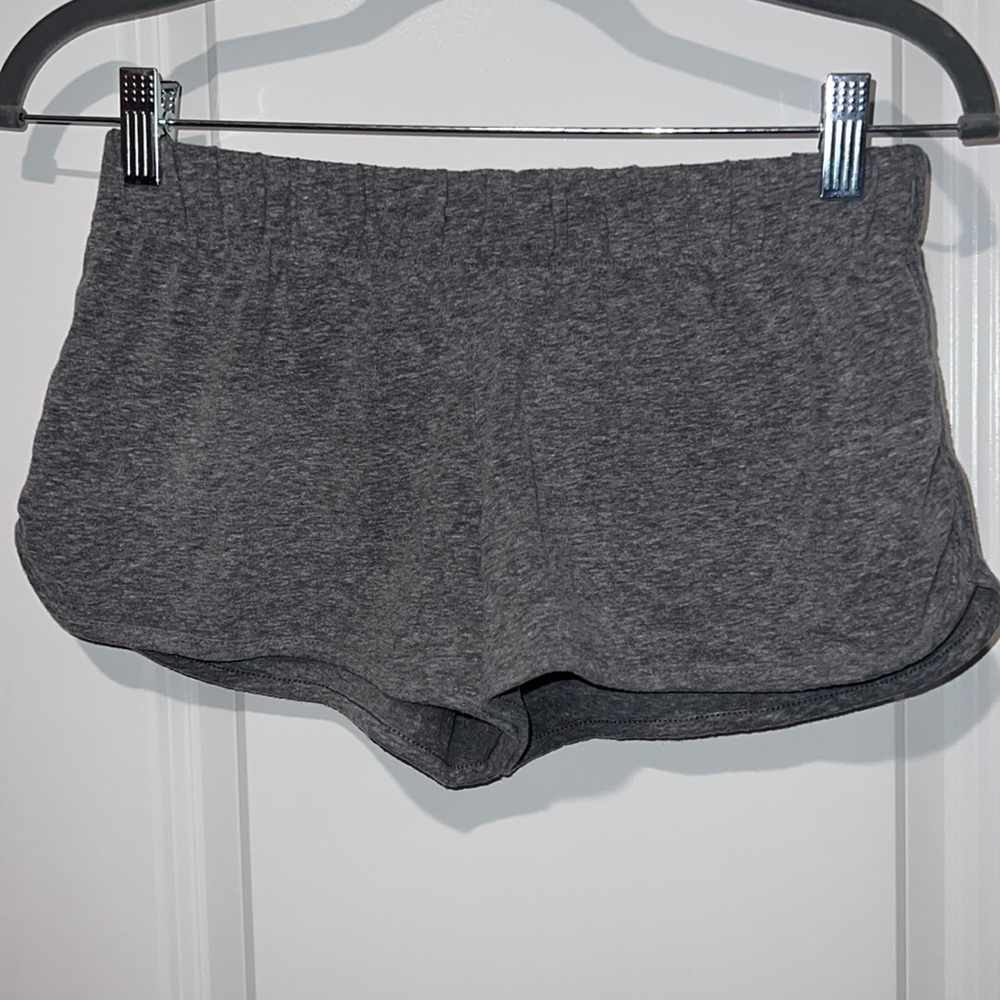 Gray athletic or pajama shorts